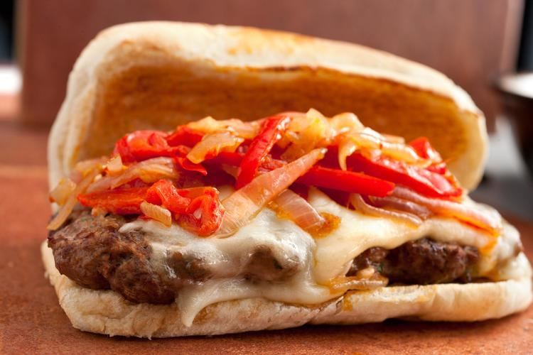 Sausage sandwich Italian VenisonSausage Sandwiches with Peppers and Onions Recipe