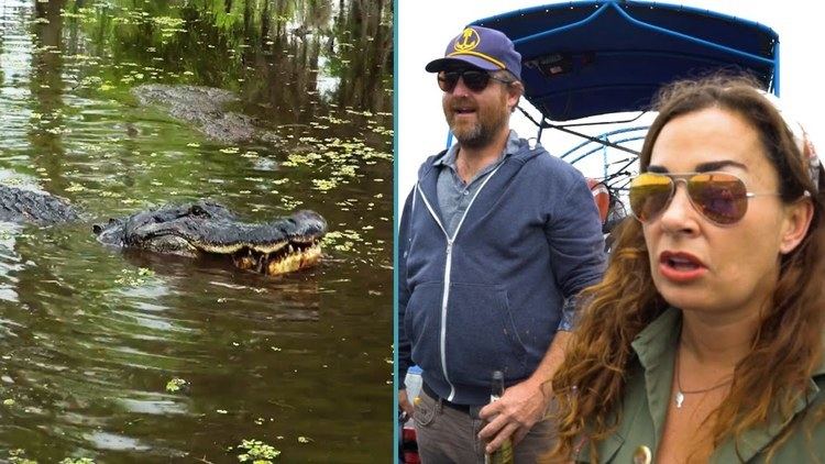 Savannah Jane Buffett Savannah Buffett comes facetoface with 13ft alligator YouTube