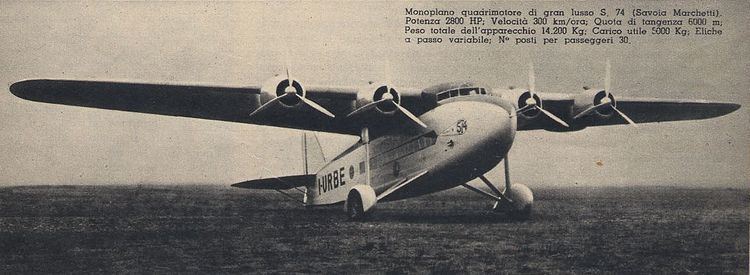 Savoia-Marchetti S.74 SavoiaMarchetti SM74 Wikipedia