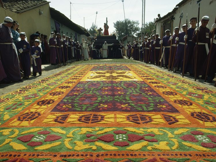 Sawdust carpet Sawdust Carpets Coat Guatemalan Streets Nat Geo Education Blog