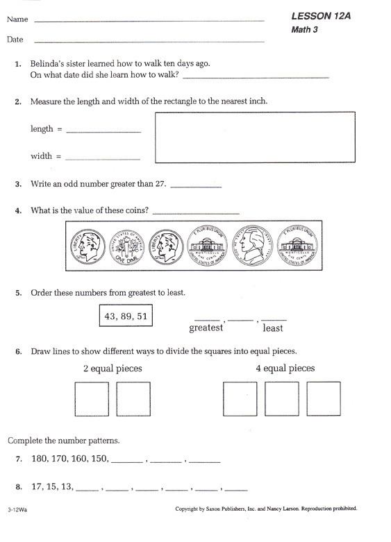 Saxon math Saxon Math 3 Homeschool Kit 1st edition
