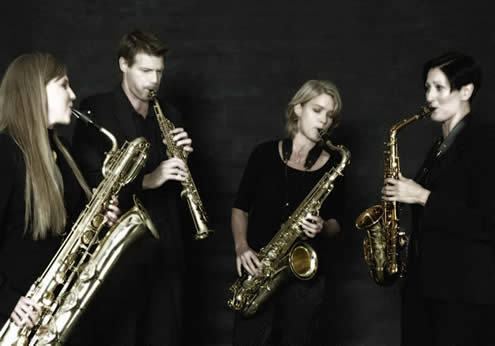 Saxophone quartet Copenhagen Saxophone Quartet Jeanette Balland