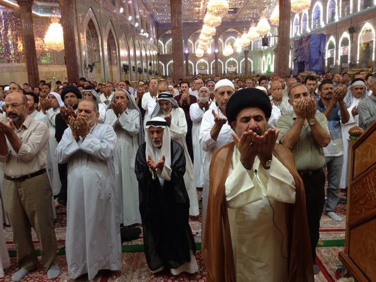 Sayed Moustafa Al-Qazwini Sayed Moustafa AlQazwini at the Imam Husayn as Shrine in Karbala