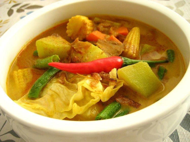 Sayur lodeh Sayur Lodeh Vegetable Curry