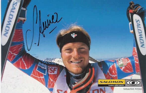 Sébastien Amiez Alpine Skiing France Poldis Autographs Part 2