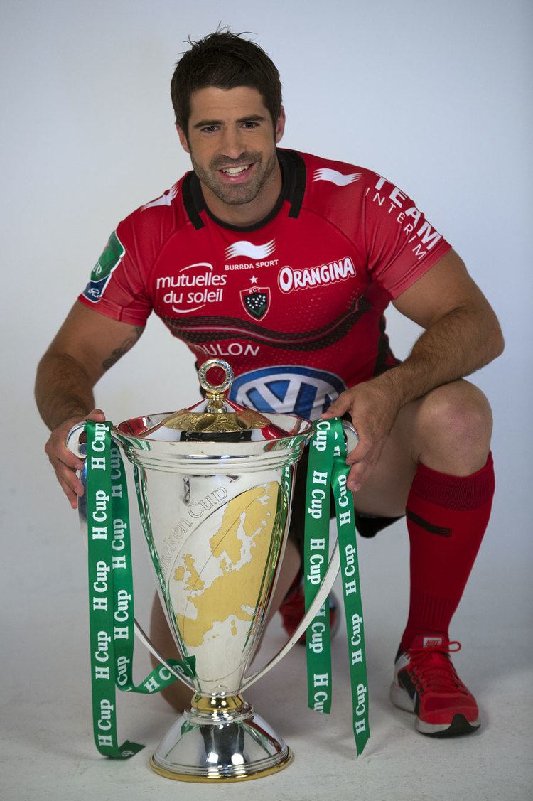 Sébastien Tillous-Borde Toulons Sebastien TillousBorde poses with the Heineken Cup Rugby