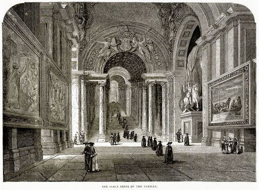 Scala Regia (Vatican) The Scala Regia of the Vatican Look and Learn History Picture Library