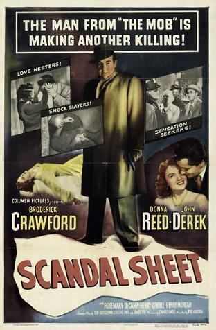 Scandal Sheet (1952 film) Scandal Sheet 1952 Film Noir of the Week