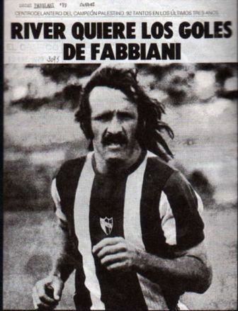 Óscar Fabbiani Oscar Fabbiani a River 1979 En Una Baldosa