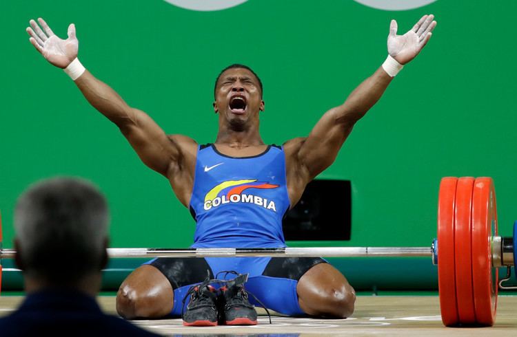 Óscar Figueroa (weightlifter) scar Figueroa of Colombia wins Gold in Men39s 62 kg Weightlifting