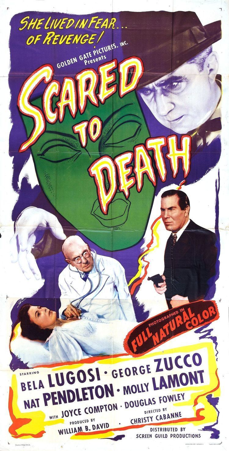 Scared to Death Poster for Scared to Death 1947 USA Wrong Side of the Art