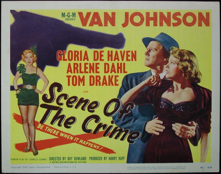 Scene of the Crime (1949 film) Van Johnson is on the Case Scene of the Crime 1949 The