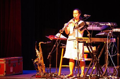 Scheila Gonzalez Scheila Gonzalez Playing Her Saprano Sax Flickr Photo