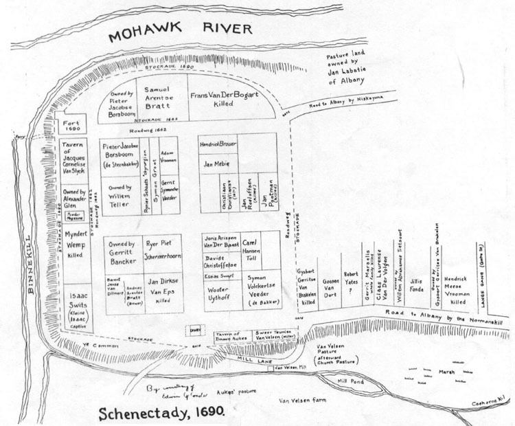 Schenectady massacre Maddie39s Ancestor Search 1690 Schenectady NY Massacre