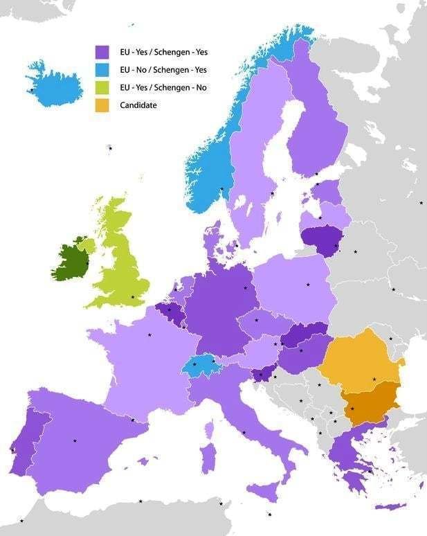 Schengen Area Schengen Area Countries List Schengen Zone