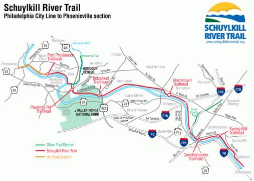 Schuylkill River Trail Philadelphia City Line to Phoenixville Schuylkill River Trail