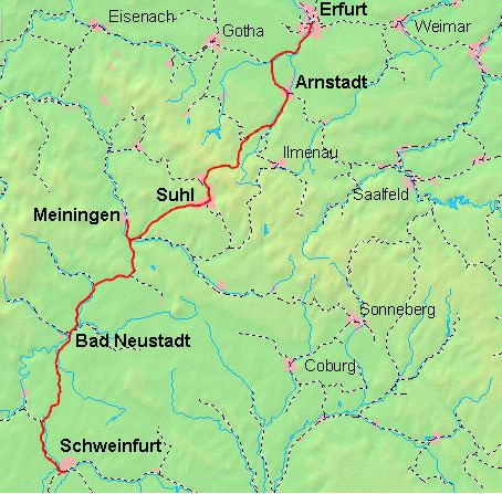 Schweinfurt–Meiningen railway