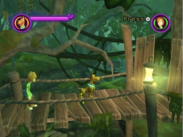 get to the high up obstacle coarse in scooby doo spooky swamp