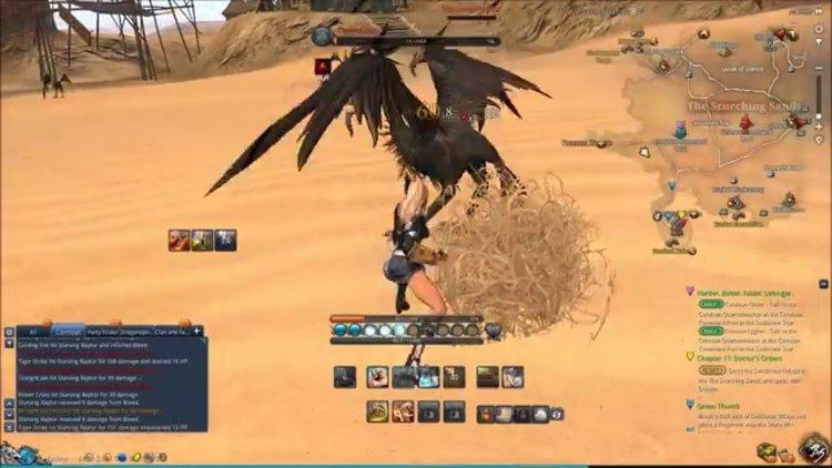 Scorching Sands Blade and Soul Start Scorching Sands Area Quest YouTube