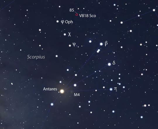Scorpius X-1 Violent Lights For September Nights Sky amp Telescope
