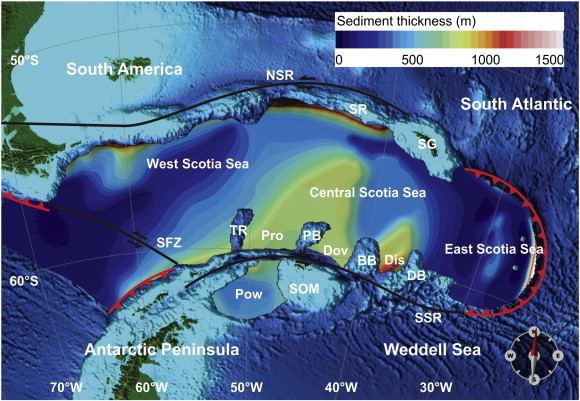 Scotia Arc The Scotia Sea gateway No outlet for Pacific mantle