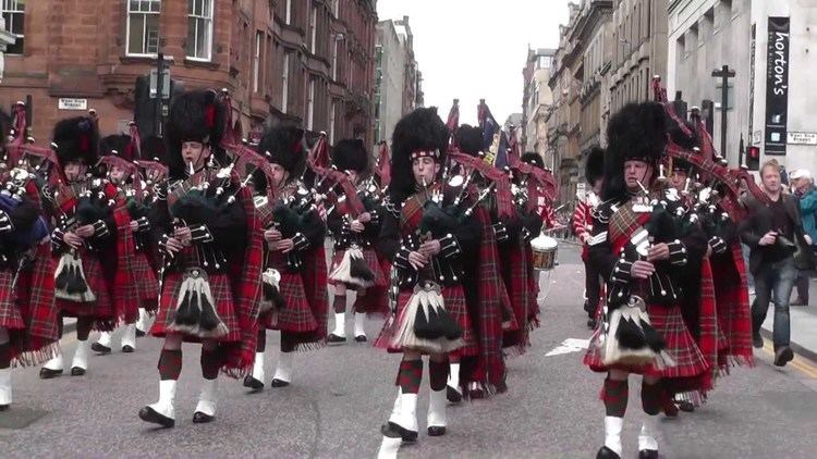 Scots Guards 1st Battalion Scots Guards homecoming parade Glasgow 2013 YouTube