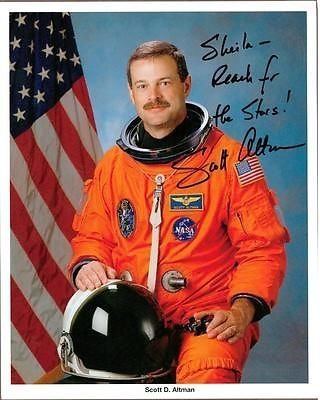 Scott Altman Scott D Altman NASA Astronaut Signed Inscriberd 8 x 10 Color