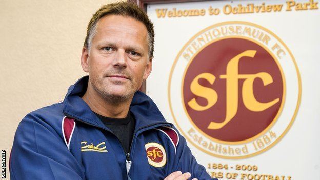 Scott Booth BBC Sport Stenhousemuir exit for manager Scott Booth