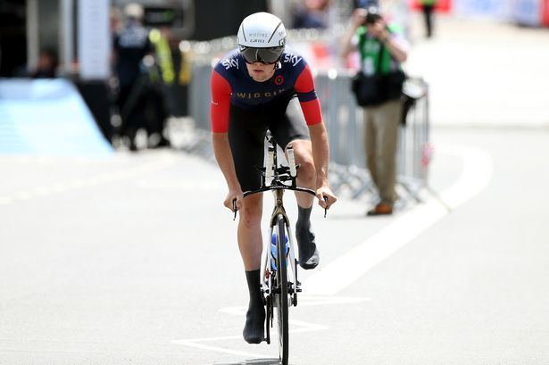 Scott Davies (cyclist) Welsh cyclist Scott Davies claims historic third British title