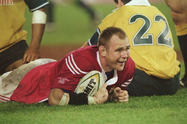 Scott Quinnell Scott Quinnell on his Lions tour to Australia in 2001