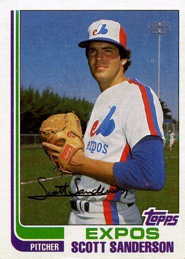 Scott Sanderson (baseball) 1982 Topps 7 Scott Sanderson Montreal Expos Baseball Cards