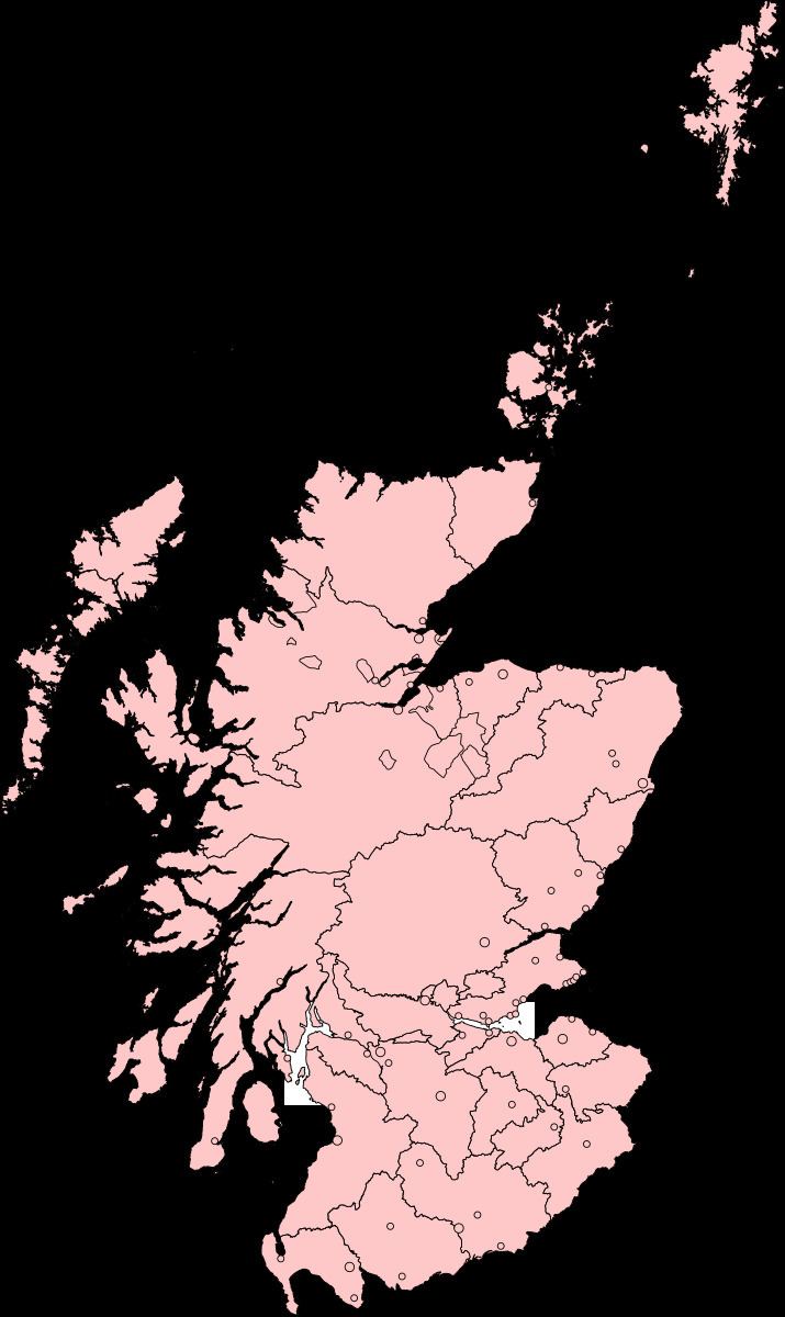 Scottish Westminster constituencies 1708 to 1832