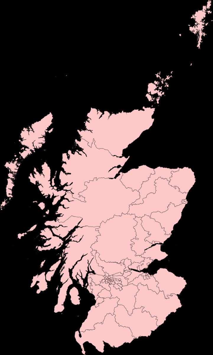 Scottish Westminster constituencies 1955 to 1974