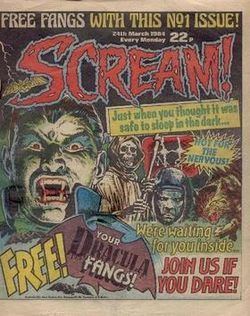 Scream! (comics) httpsuploadwikimediaorgwikipediaenthumba
