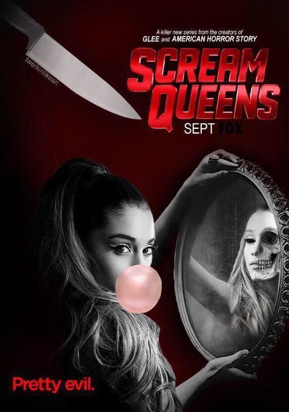 Scream Queens (2015 TV series) Ariana Grande Scream Queens poster TV series that is adorably