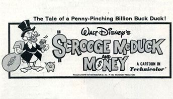 Scrooge McDuck and Money cartoonresearchcomwpcontentuploads201302scr