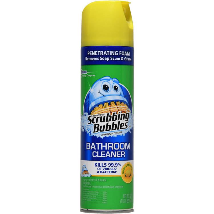 Scrubbing Bubbles Scrubbing Bubbles Antibacterial Lemon Bathroom Cleaner 22 oz