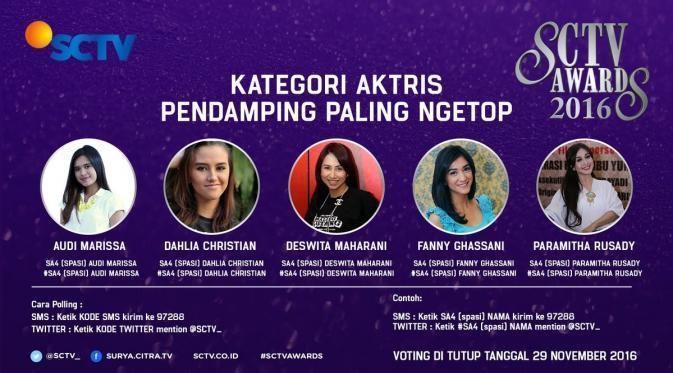 SCTV Awards Simak Ini Daftar Lengkap Nominasi SCTV Awards 2016 ShowBiz