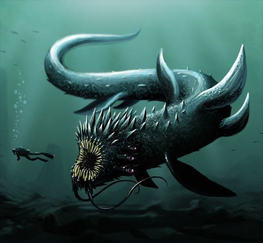 Sea monster httpssmediacacheak0pinimgcom736x7d1834
