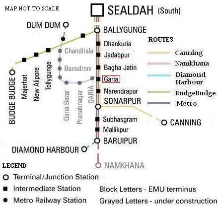 sealdah to airport bus number