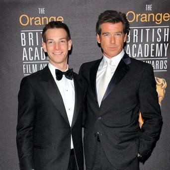 Sean Brosnan (actor) Proud dad Pierce Brosnan watches as son Sean ties the knot in New
