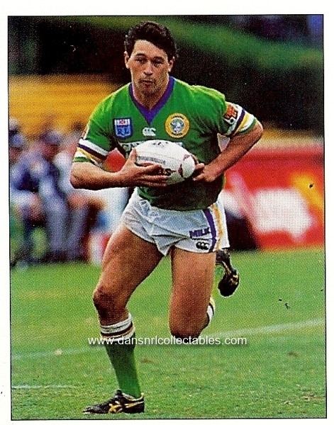Sean Hoppe 1994 Select Rugby League Sticker no42 Hoppe Canberra Raiders 11278