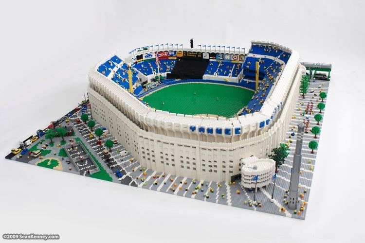 Sean Kenney (artist) Sean Kenney Art with LEGO bricks Yankee Stadium
