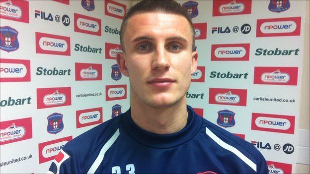 Sean McGinty BBC Sport Carlisle Sean McGinty keen to emulate loan