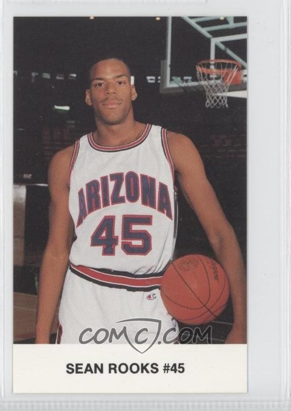 Sean Rooks 198990 Arizona Wildcats Police 45 Sean Rooks COMC