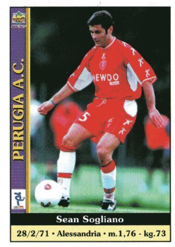 Sean Sogliano PERUGIA Sean Sogliano 300 MC Cromo 2001 Calcio Football Trading Cards