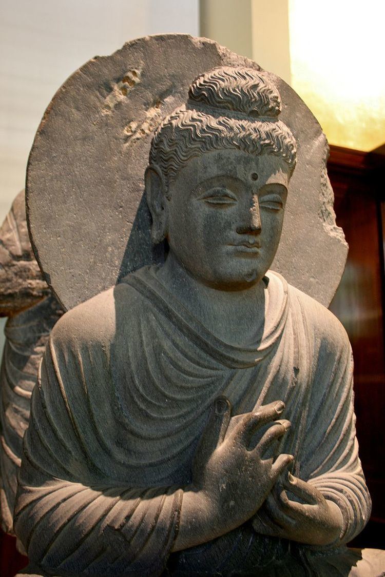 Seated Buddha from Gandhara