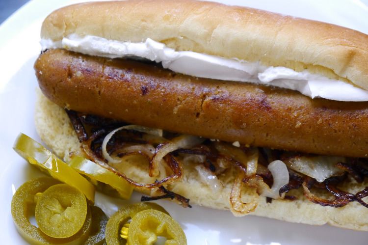 Seattle-style hot dog Eat Your Way Across America With These Five Hot Dogs