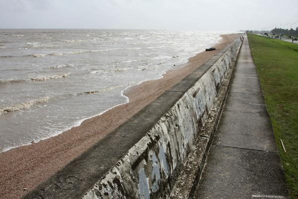 Seawall Georgetown seawall Georgetown Travel Story and Pictures from Guyana