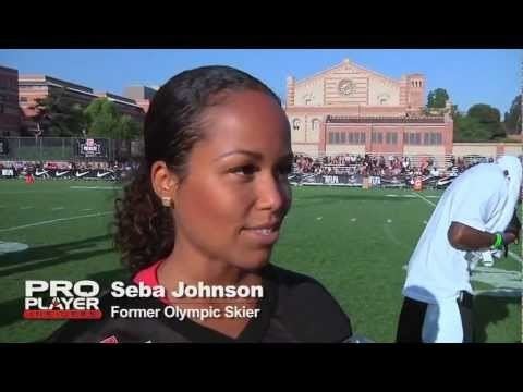 Seba Johnson NFLPA Rookie Premiere Seba Johnson 2012 is interviewed by